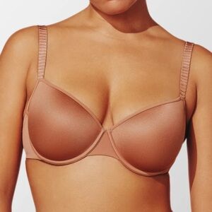 THIRDLOVE | Mocha 24/7 Classic T-Shirt Bra size 40E Adjustable Lightly Lined